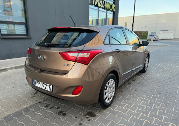 Hyundai I30 cena 38900 przebieg: 110500, rok produkcji 2012 z Warszawa małe 79